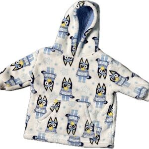Kids Size 2T Bluey Soft Fleece Hoodie